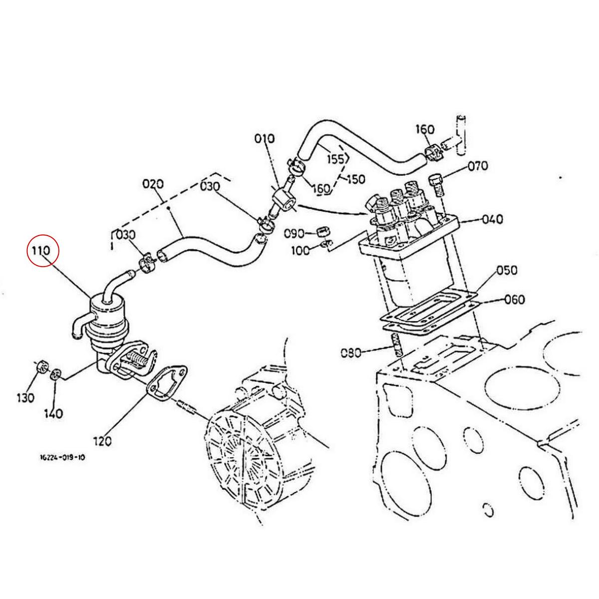 Kubota Βοηθητική αντλία πετρελαίου 16241-52030. Ανταλλακτικά μεταχειρισμένα και καινούρια, εισαγόμενα από την Ιαπωνία σε άριστη κατάσταση. Βρείτε γνήσια - original και ιμιτασιόν - aftermarket ανταλλακτικά για όλα τα Kubota σε προσιτές τιμές.