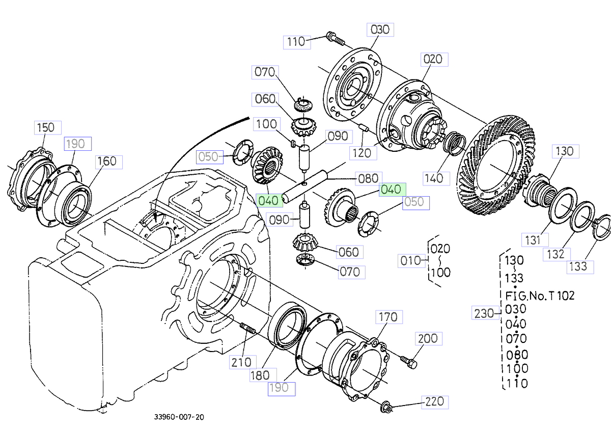 Γρανάζι Πηνίο Διαφορικού Kubota 33860-32720. Ανταλλακτικά μεταχειρισμένα και καινούρια, εισαγόμενα από την Ιαπωνία σε άριστη κατάσταση. Βρείτε γνήσια - original και ιμιτασιόν - aftermarket ανταλλακτικά για όλα τα Kubota σε προσιτές τιμές.