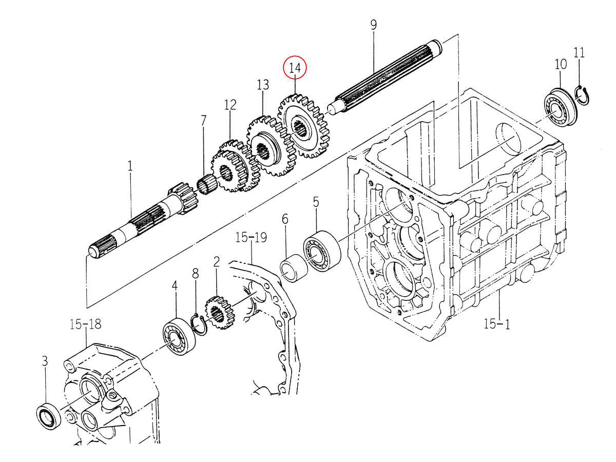 Γρανάζι διπλό 14, 35 δόντια Iseki: 1672-202-005-00. Ανταλλακτικά μεταχειρισμένα και καινούρια, εισαγόμενα από την Ιαπωνία σε άριστη κατάσταση. Βρείτε γνήσια - original και ιμιτασιόν - aftermarket ανταλλακτικά για όλα τα Iseki σε προσιτές τιμές.