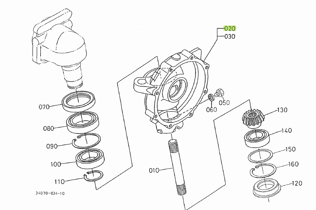 Βάση Τροχού Δεξιά Kubota 34070-13010. Ανταλλακτικά μεταχειρισμένα και καινούρια, εισαγόμενα από την Ιαπωνία σε άριστη κατάσταση. Βρείτε γνήσια - original και ιμιτασιόν - aftermarket ανταλλακτικά για όλα τα Kubota σε προσιτές τιμές.