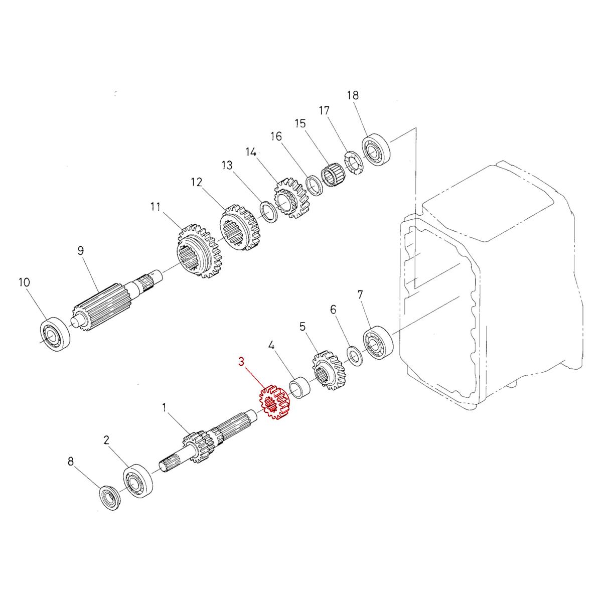 Γρανάζι 16 δόντια Kubota: 67111-14120. Ανταλλακτικά μεταχειρισμένα και καινούρια, εισαγόμενα από την Ιαπωνία σε άριστη κατάσταση. Βρείτε γνήσια - original και ιμιτασιόν - aftermarket ανταλλακτικά για όλα τα Kubota σε προσιτές τιμές.