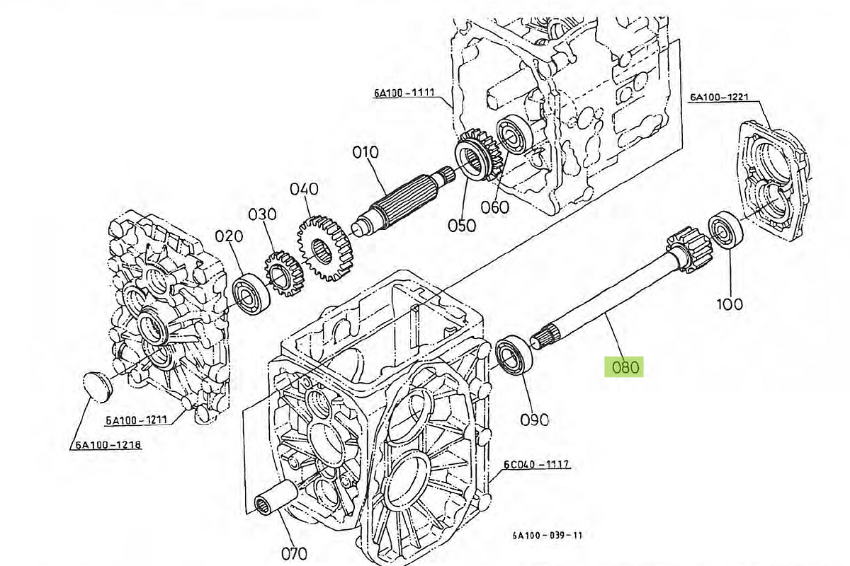 Άξονας PTO 12 Δόντια Kubota 6A100-14410. Ανταλλακτικά μεταχειρισμένα και καινούρια, εισαγόμενα από την Ιαπωνία σε άριστη κατάσταση. Βρείτε γνήσια - original και ιμιτασιόν - aftermarket ανταλλακτικά για όλα τα Kubota σε προσιτές τιμές.