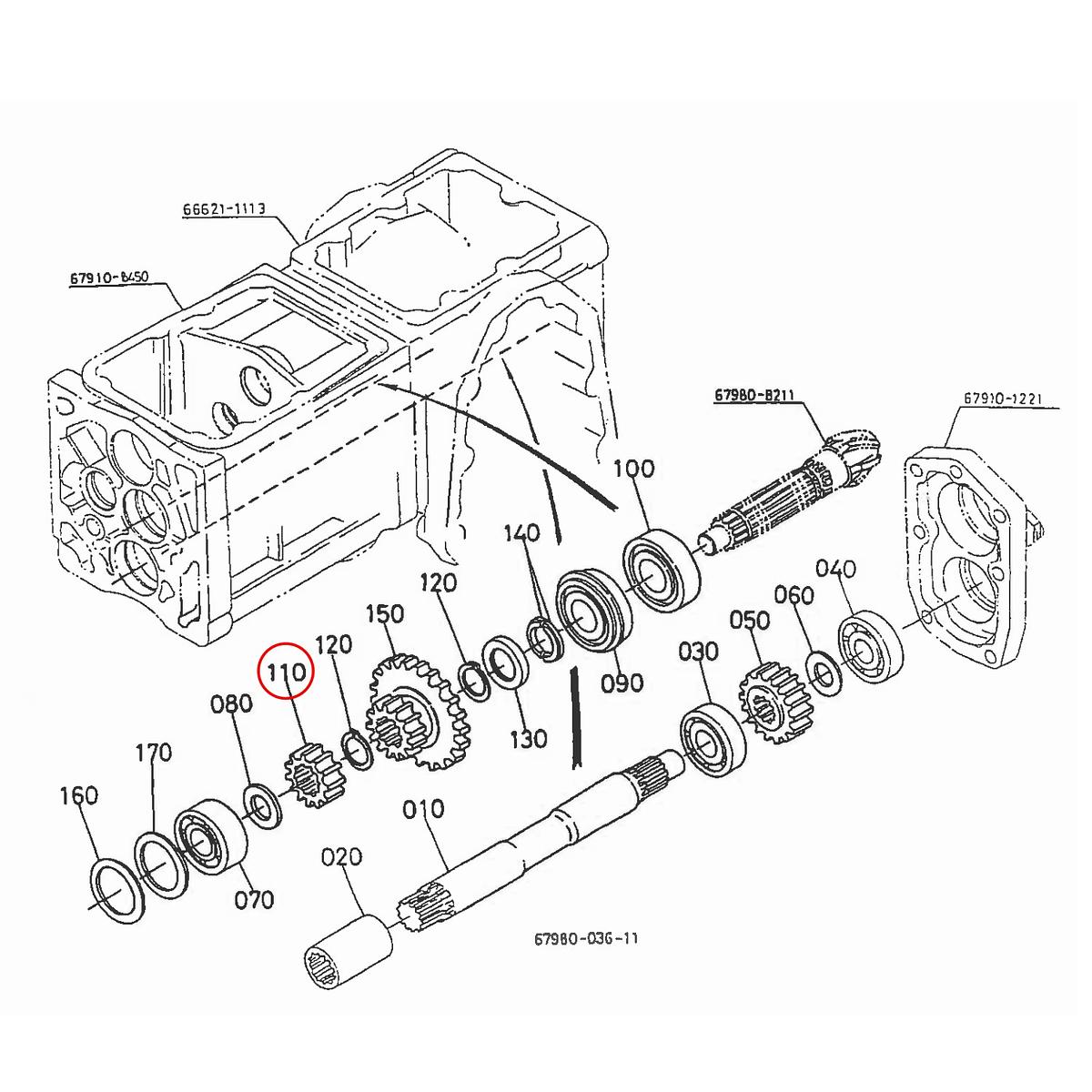 Kubota Γρανάζι 13 δόντια 67910-14630. Ανταλλακτικά μεταχειρισμένα και καινούρια, εισαγόμενα από την Ιαπωνία σε άριστη κατάσταση. Βρείτε γνήσια - original και ιμιτασιόν - aftermarket ανταλλακτικά για όλα τα Kubota σε προσιτές τιμές.