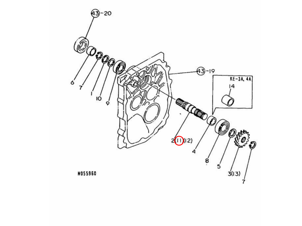 Αξονάκι κίνησης Yanmar: 198425-25110. Ανταλλακτικά μεταχειρισμένα και καινούρια, εισαγόμενα από την Ιαπωνία σε άριστη κατάσταση. Βρείτε γνήσια - original και ιμιτασιόν - aftermarket ανταλλακτικά για όλα τα Yanmar σε προσιτές τιμές.