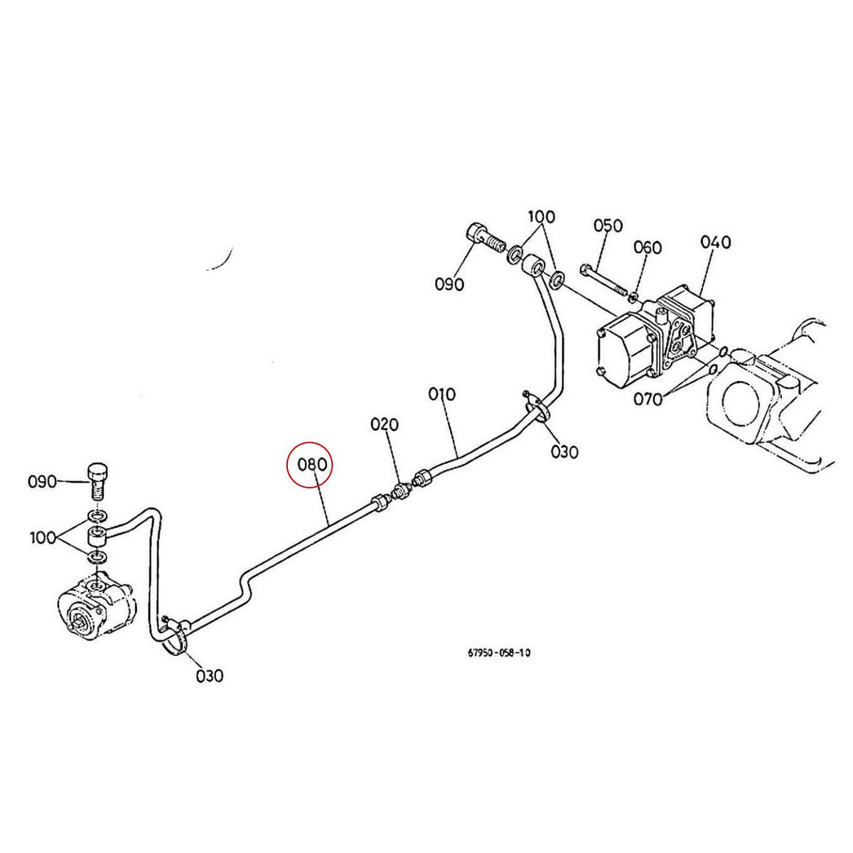 Kubota Σωλήνα υδραυλικού 67950-37210. Ανταλλακτικά μεταχειρισμένα και καινούρια, εισαγόμενα από την Ιαπωνία σε άριστη κατάσταση. Βρείτε γνήσια - original και ιμιτασιόν - aftermarket ανταλλακτικά για όλα τα Kubota σε προσιτές τιμές.