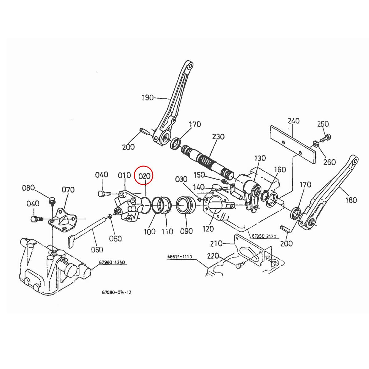 Kubota O-ring 04810-50600. Used and new spare parts, imported from Japan in excellent condition. Find genuine - original and aftermarket spare parts for all Kubota tractors at affordable prices.