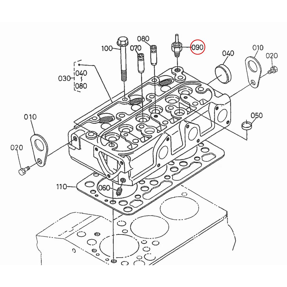 Kubota Φουσκα θερμοκρασίας 66021-55330. Ανταλλακτικά μεταχειρισμένα και καινούρια, εισαγόμενα από την Ιαπωνία σε άριστη κατάσταση. Βρείτε γνήσια - original και ιμιτασιόν - aftermarket ανταλλακτικά για όλα τα Kubota σε προσιτές τιμές.