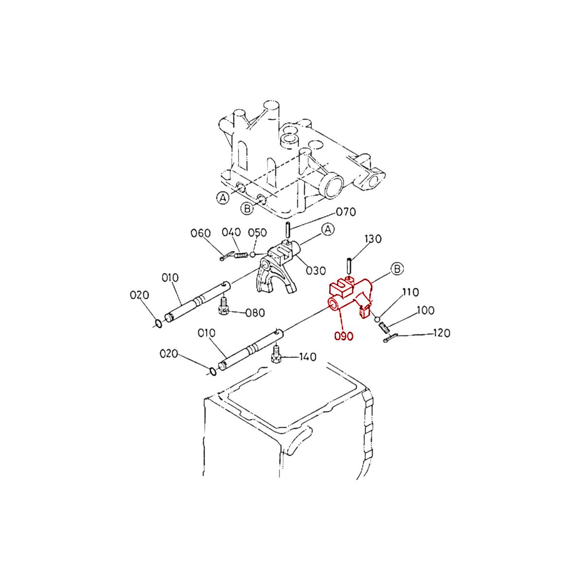 Fork, 2 - 3 shift 67950-18150. Used and new spare parts, imported from Japan in excellent condition. Find genuine - original and aftermarket spare parts for all Kubota tractors at affordable prices.