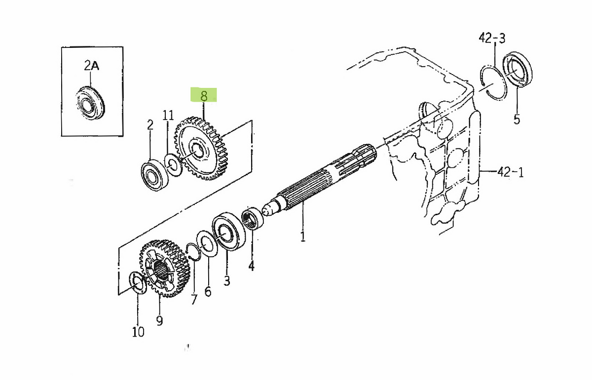 Γρανάζι 44 Δόντια Iseki 1617-244-200-10. Ανταλλακτικά μεταχειρισμένα και καινούρια, εισαγόμενα από την Ιαπωνία σε άριστη κατάσταση. Βρείτε γνήσια - original και ιμιτασιόν - aftermarket ανταλλακτικά για όλα τα Kubota σε προσιτές τιμές.