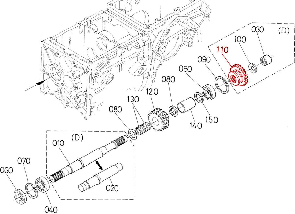 Γρανάζι 22 δόντια Kubota 67221-14840. Ανταλλακτικά μεταχειρισμένα και καινούρια, εισαγόμενα από την Ιαπωνία σε άριστη κατάσταση. Βρείτε γνήσια - original και ιμιτασιόν - aftermarket ανταλλακτικά για όλα τα τρακτέρ Kubota σε προσιτές τιμές.