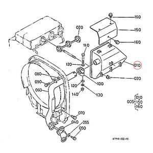 Kubota Καζανάκι εξάτμησης 67950-58510. Ανταλλακτικά μεταχειρισμένα και καινούρια, εισαγόμενα από την Ιαπωνία σε άριστη κατάσταση. Βρείτε γνήσια - original και ιμιτασιόν - aftermarket ανταλλακτικά για όλα τα Kubota σε προσιτές τιμές.