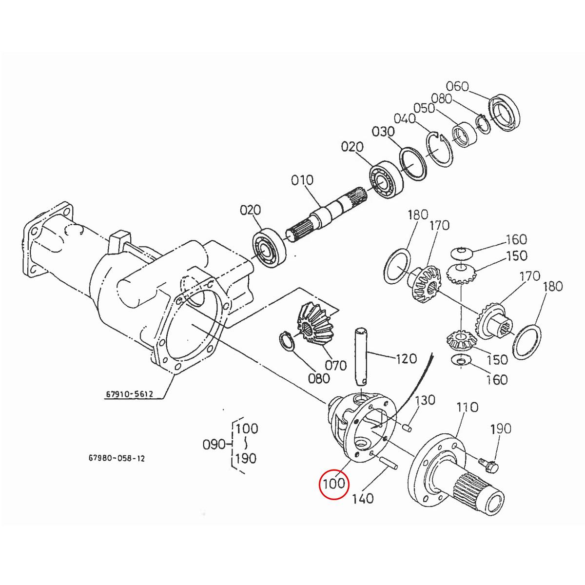 Kubota Βάση εμπρός διαφορικού 66711-56710. Ανταλλακτικά μεταχειρισμένα και καινούρια, εισαγόμενα από την Ιαπωνία σε άριστη κατάσταση. Βρείτε γνήσια - original και ιμιτασιόν - aftermarket ανταλλακτικά για όλα τα Kubota σε προσιτές τιμές.