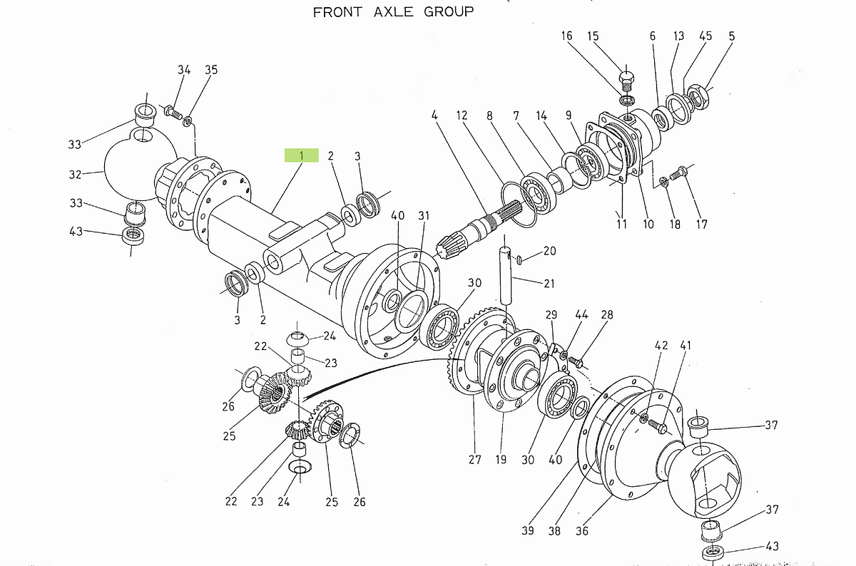 Άξονας Εμπρός 4x4 Kubota 34160-43112 .Ανταλλακτικά μεταχειρισμένα και καινούρια, εισαγόμενα από την Ιαπωνία σε άριστη κατάσταση. Βρείτε γνήσια - original και ιμιτασιόν - aftermarket ανταλλακτικά για όλα τα Kubota σε προσιτές τιμές.