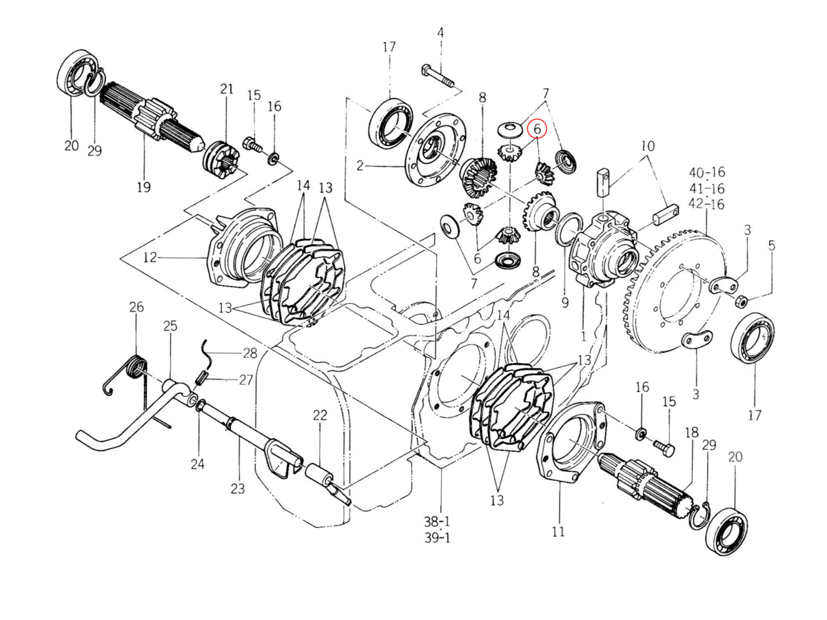 Πλανήτες πίσω διαφορικού Iseki: 1444-318-0040-0. Ανταλλακτικά μεταχειρισμένα και καινούρια, εισαγόμενα από την Ιαπωνία σε άριστη κατάσταση. Βρείτε γνήσια - original και ιμιτασιόν - aftermarket ανταλλακτικά για όλα τα Iseki σε προσιτές τιμές.