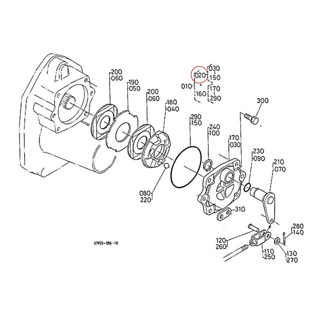 Kubota Φρένα αριστερά 67950-22300. Ανταλλακτικά μεταχειρισμένα και καινούρια, εισαγόμενα από την Ιαπωνία σε άριστη κατάσταση. Βρείτε γνήσια - original και ιμιτασιόν - aftermarket ανταλλακτικά για όλα τα Kubota σε προσιτές τιμές.
