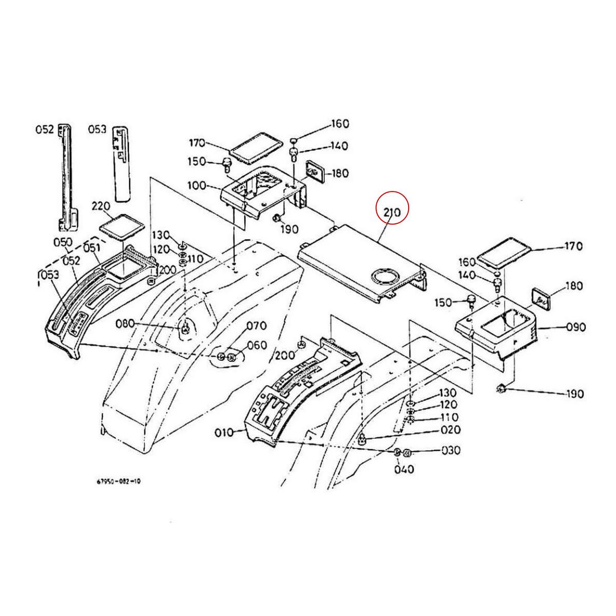 Kubota Κάλυμα 67950-52270. Ανταλλακτικά μεταχειρισμένα και καινούρια, εισαγόμενα από την Ιαπωνία σε άριστη κατάσταση. Βρείτε γνήσια - original και ιμιτασιόν - aftermarket ανταλλακτικά για όλα τα Kubota σε προσιτές τιμές.