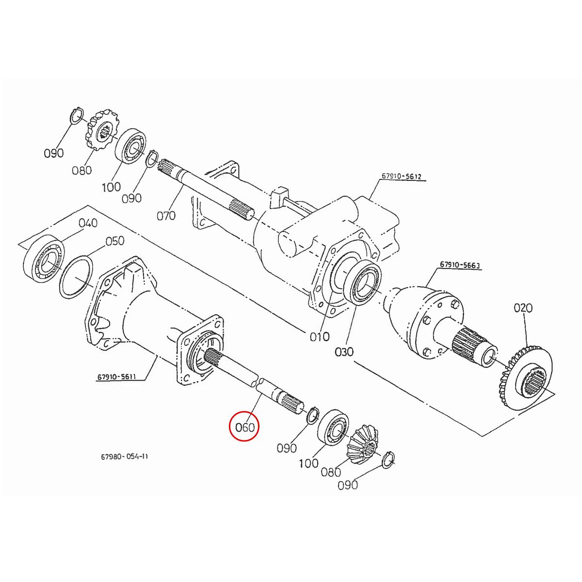 Kubota Άξονας 67910-56750. Ανταλλακτικά μεταχειρισμένα και καινούρια, εισαγόμενα από την Ιαπωνία σε άριστη κατάσταση. Βρείτε γνήσια - original και ιμιτασιόν - aftermarket ανταλλακτικά για όλα τα Kubota σε προσιτές τιμές.
