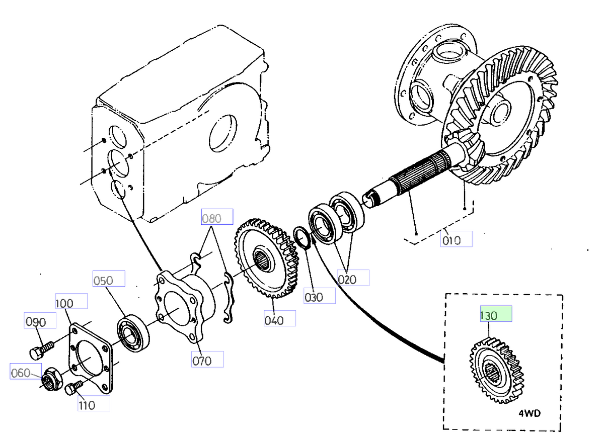 Γρανάζι 32 Δόντια Kubota 37770-44150. Ανταλλακτικά μεταχειρισμένα και καινούρια, εισαγόμενα από την Ιαπωνία σε άριστη κατάσταση. Βρείτε γνήσια - original και ιμιτασιόν - aftermarket ανταλλακτικά για όλα τα Kubota σε προσιτές τιμές.