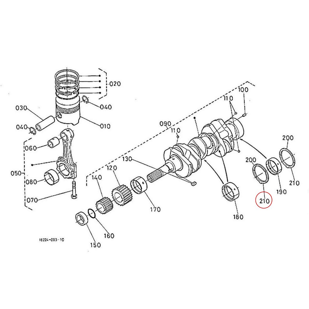 Kubota Θρός +0.2mm 19202-2970. Ανταλλακτικά μεταχειρισμένα και καινούρια, εισαγόμενα από την Ιαπωνία σε άριστη κατάσταση. Βρείτε γνήσια - original και ιμιτασιόν - aftermarket ανταλλακτικά για όλα τα Kubota σε προσιτές τιμές.