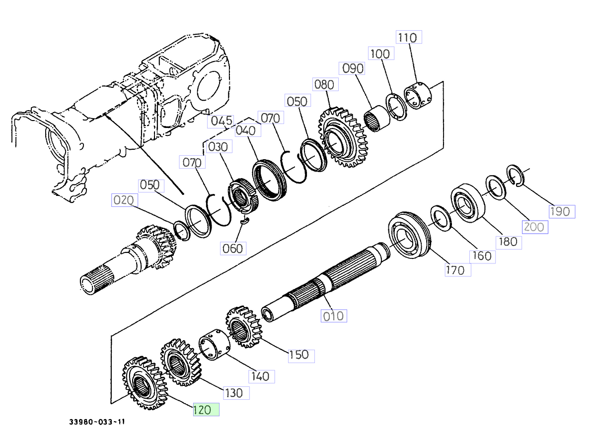 Γρανάζι 31 Δόντια Kubota 33740-28240. Ανταλλακτικά μεταχειρισμένα και καινούρια, εισαγόμενα από την Ιαπωνία σε άριστη κατάσταση. Βρείτε γνήσια - original και ιμιτασιόν - aftermarket ανταλλακτικά για όλα τα Kubota σε προσιτές τιμές.