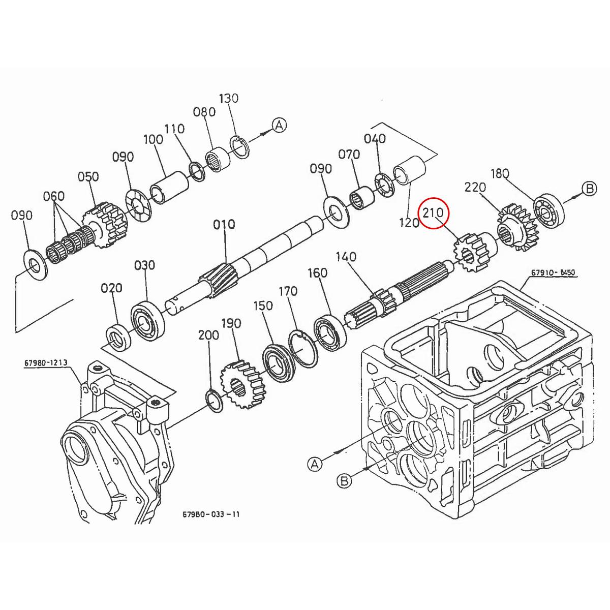 Kubota Γρανάζι 13 δόντια 67910-14240. Ανταλλακτικά μεταχειρισμένα και καινούρια, εισαγόμενα από την Ιαπωνία σε άριστη κατάσταση. Βρείτε γνήσια - original και ιμιτασιόν - aftermarket ανταλλακτικά για όλα τα Kubota σε προσιτές τιμές.