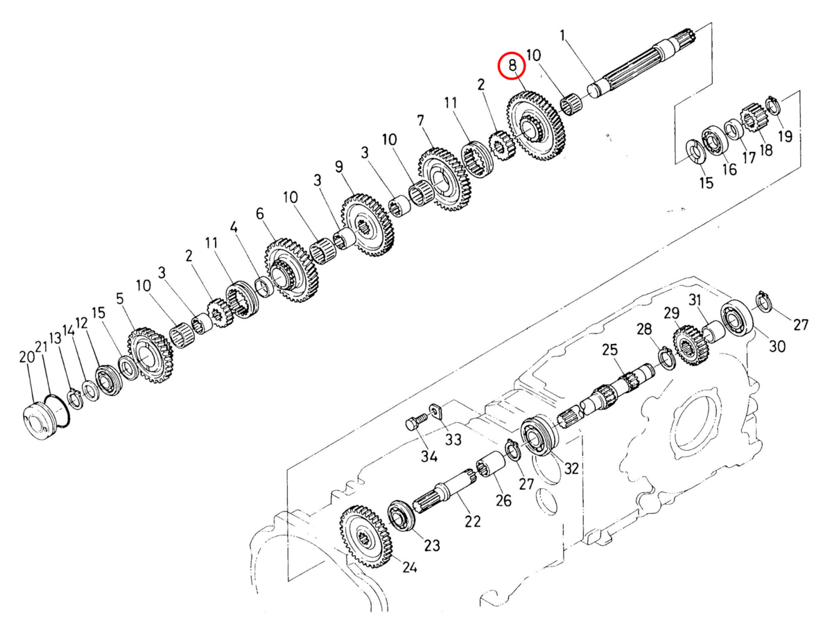 Γρανάζι 45 δόντια Kubota: 38240-21740. Ανταλλακτικά μεταχειρισμένα και καινούρια, εισαγόμενα από την Ιαπωνία σε άριστη κατάσταση. Βρείτε γνήσια - original και ιμιτασιόν - aftermarket ανταλλακτικά για όλα τα Kubota σε προσιτές τιμές.