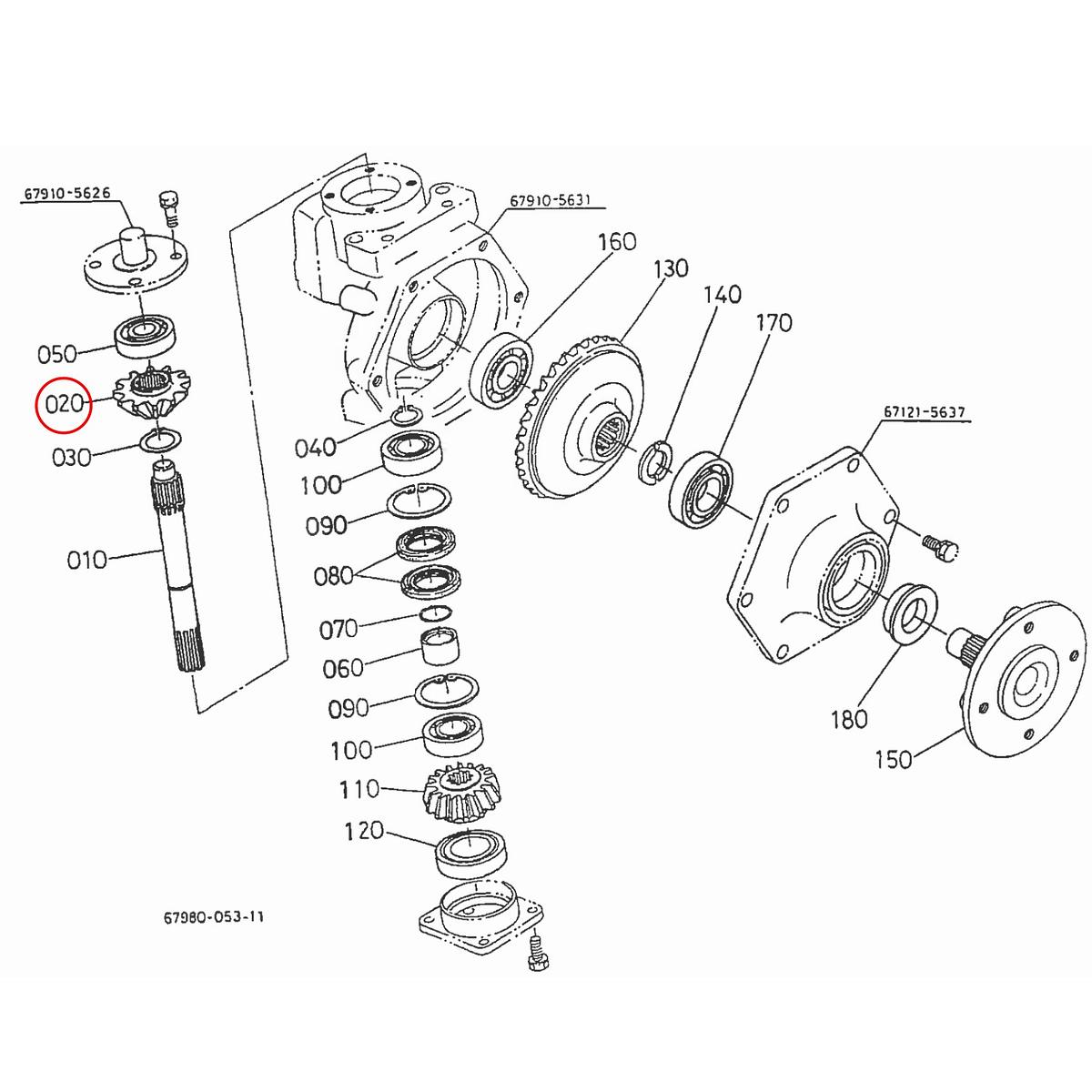 Kubota Γρανάζι 12 δόντια 67910-56820. Ανταλλακτικά μεταχειρισμένα και καινούρια, εισαγόμενα από την Ιαπωνία σε άριστη κατάσταση. Βρείτε γνήσια - original και ιμιτασιόν - aftermarket ανταλλακτικά για όλα τα Kubota σε προσιτές τιμές.