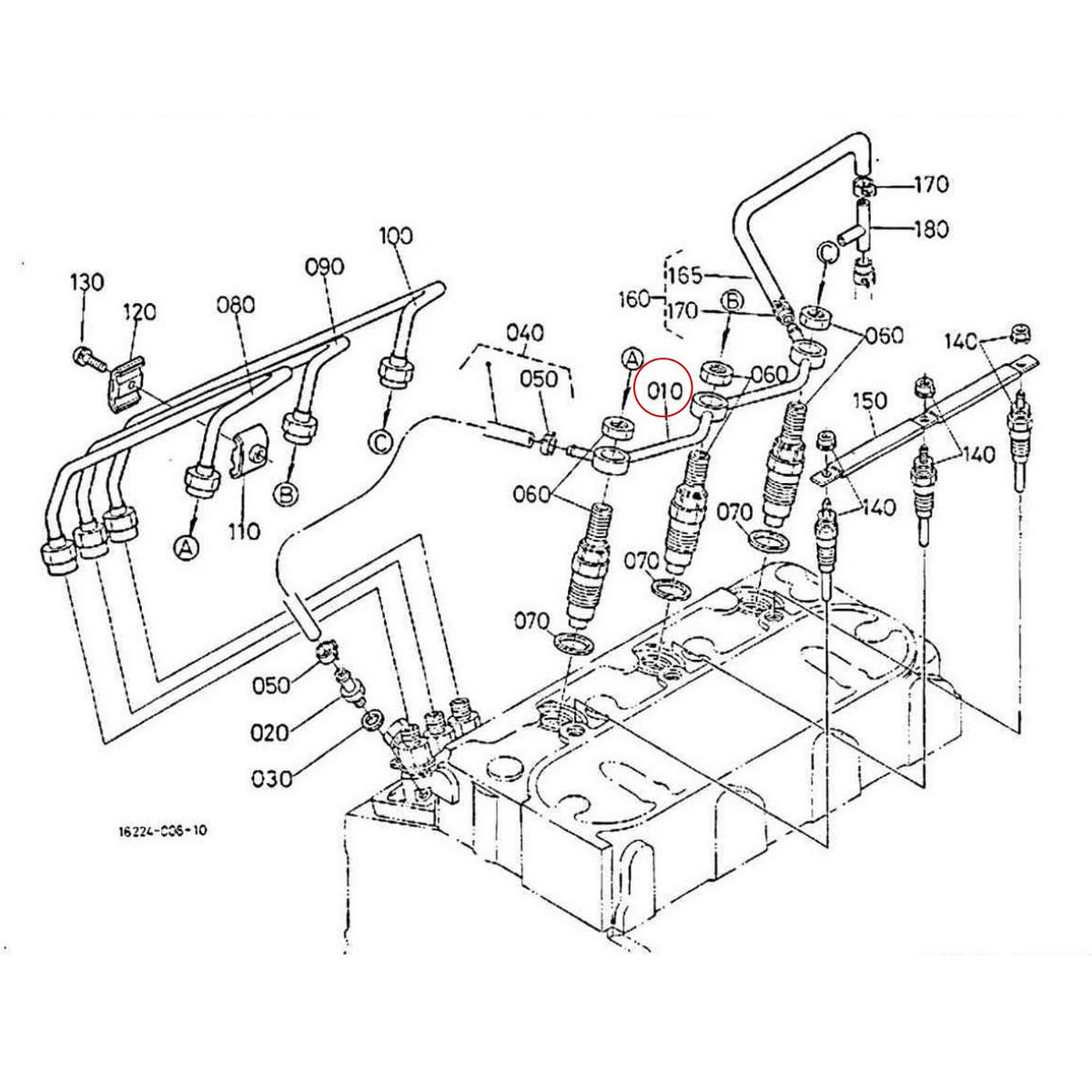Kubota Ρακόρ μπεκ 16261-42500. Ανταλλακτικά μεταχειρισμένα και καινούρια, εισαγόμενα από την Ιαπωνία σε άριστη κατάσταση. Βρείτε γνήσια - original και ιμιτασιόν - aftermarket ανταλλακτικά για όλα τα Kubota σε προσιτές τιμές.