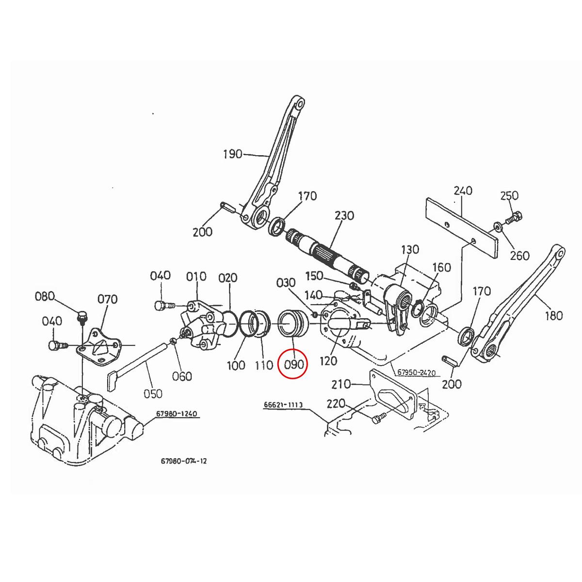 Kubota Έμβολο υδραυλικού 67156-36410. Ανταλλακτικά μεταχειρισμένα και καινούρια, εισαγόμενα από την Ιαπωνία σε άριστη κατάσταση. Βρείτε γνήσια - original και ιμιτασιόν - aftermarket ανταλλακτικά για όλα τα Kubota σε προσιτές τιμές.