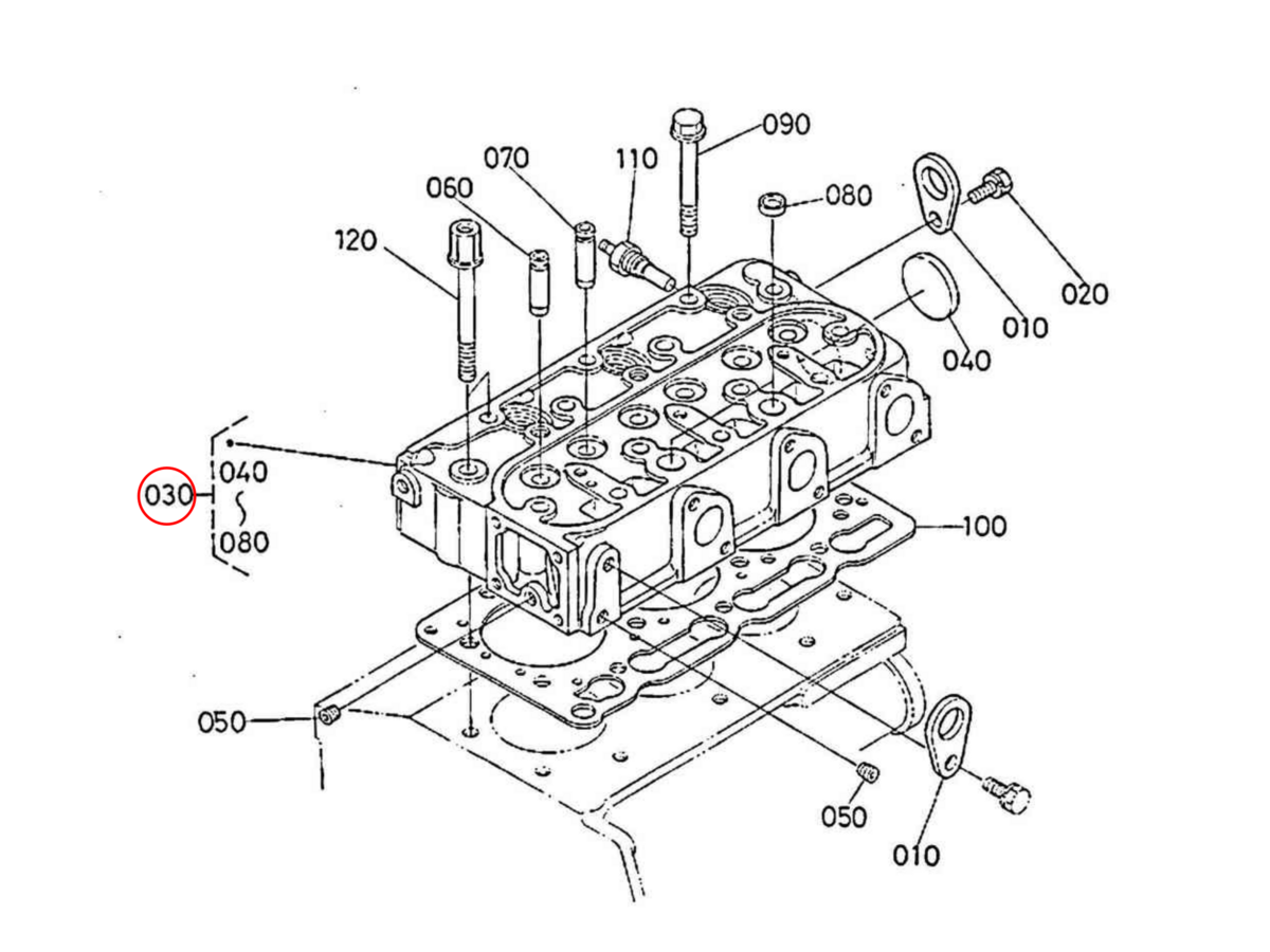 Κυλινδροκεφαλή Kubota: 16261-03040. Ανταλλακτικά μεταχειρισμένα και καινούρια, εισαγόμενα από την Ιαπωνία σε άριστη κατάσταση. Βρείτε γνήσια - original και ιμιτασιόν - aftermarket ανταλλακτικά για όλα τα Kubota σε προσιτές τιμές.