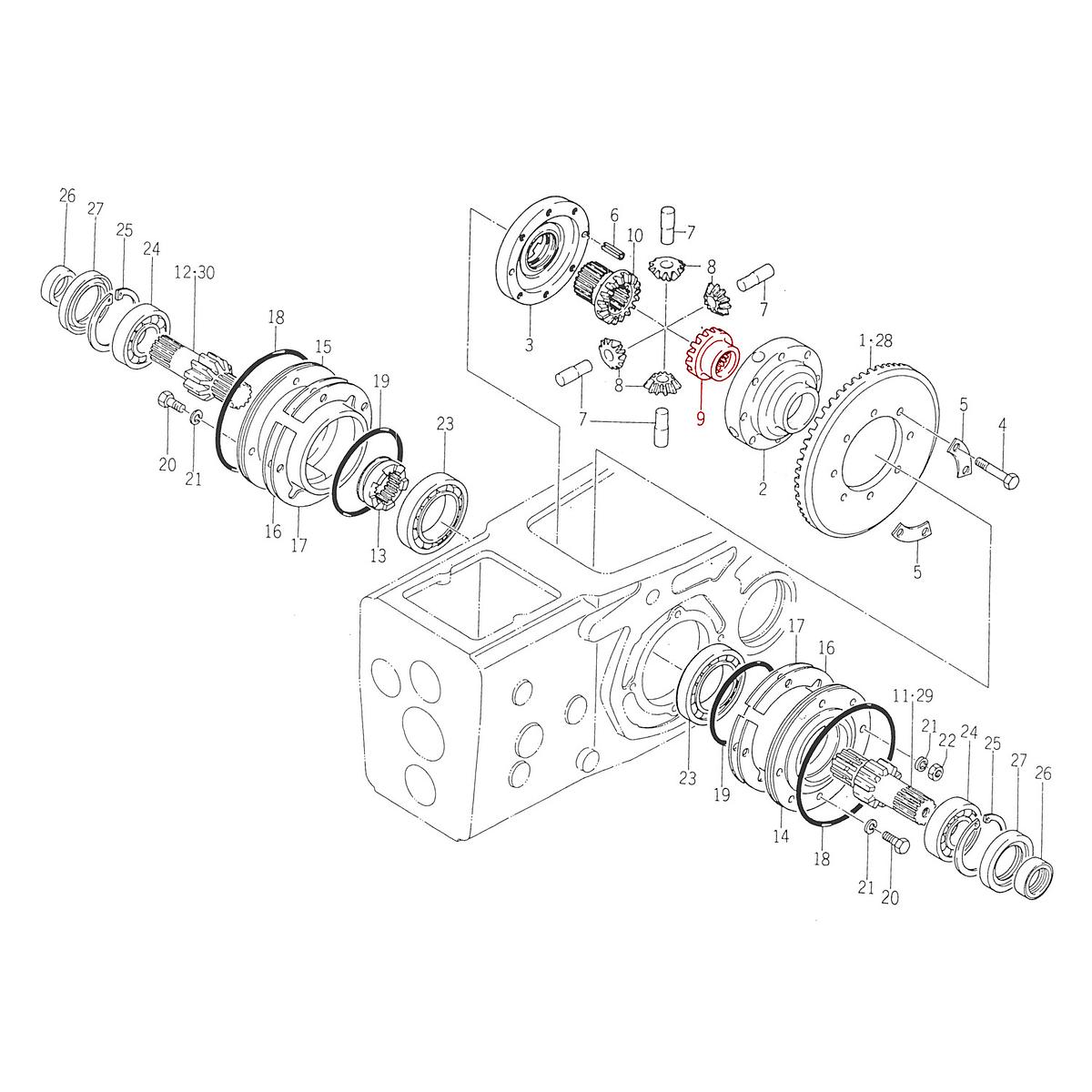 Γρανάζι δορυφόρος αριστερά 20 δόντια Iseki 1421-301-003-00. Ανταλλακτικά μεταχειρισμένα και καινούρια, εισαγόμενα από την Ιαπωνία σε άριστη κατάσταση. Βρείτε γνήσια - original και ιμιτασιόν - aftermarket ανταλλακτικά για όλα τα Iseki σε προσιτές τιμές.