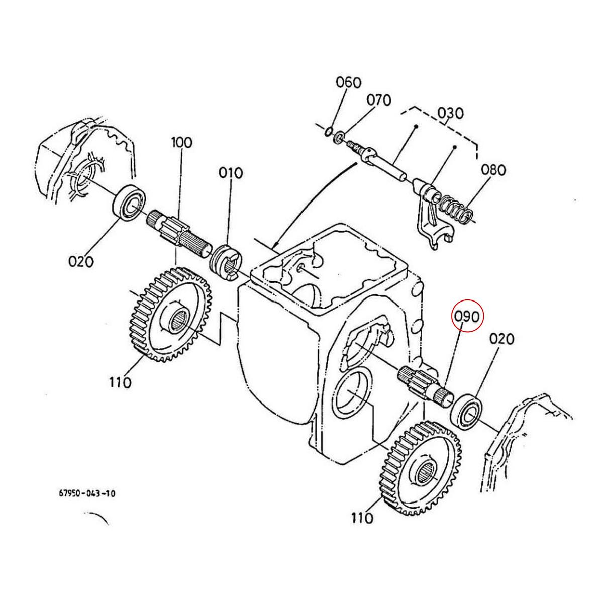 Kubota Άξονας φρένου 67950-19110. Ανταλλακτικά μεταχειρισμένα και καινούρια, εισαγόμενα από την Ιαπωνία σε άριστη κατάσταση. Βρείτε γνήσια - original και ιμιτασιόν - aftermarket ανταλλακτικά για όλα τα Kubota σε προσιτές τιμές.