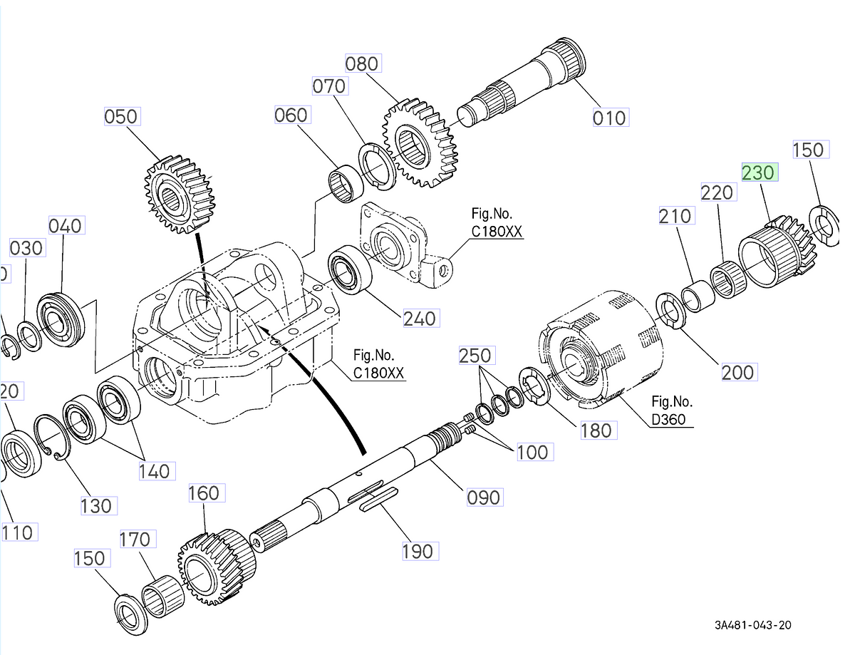 Γρανάζι 18 Δόντια Kubota 3A481-40050. Ανταλλακτικά μεταχειρισμένα και καινούρια, εισαγόμενα από την Ιαπωνία σε άριστη κατάσταση. Βρείτε γνήσια - original και ιμιτασιόν - aftermarket ανταλλακτικά για όλα τα Kubota σε προσιτές τιμές.