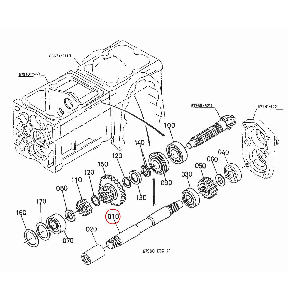 Kubota 5ος άξονας 67910-14510. Ανταλλακτικά μεταχειρισμένα και καινούρια, εισαγόμενα από την Ιαπωνία σε άριστη κατάσταση. Βρείτε γνήσια - original και ιμιτασιόν - aftermarket ανταλλακτικά για όλα τα Kubota σε προσιτές τιμές.