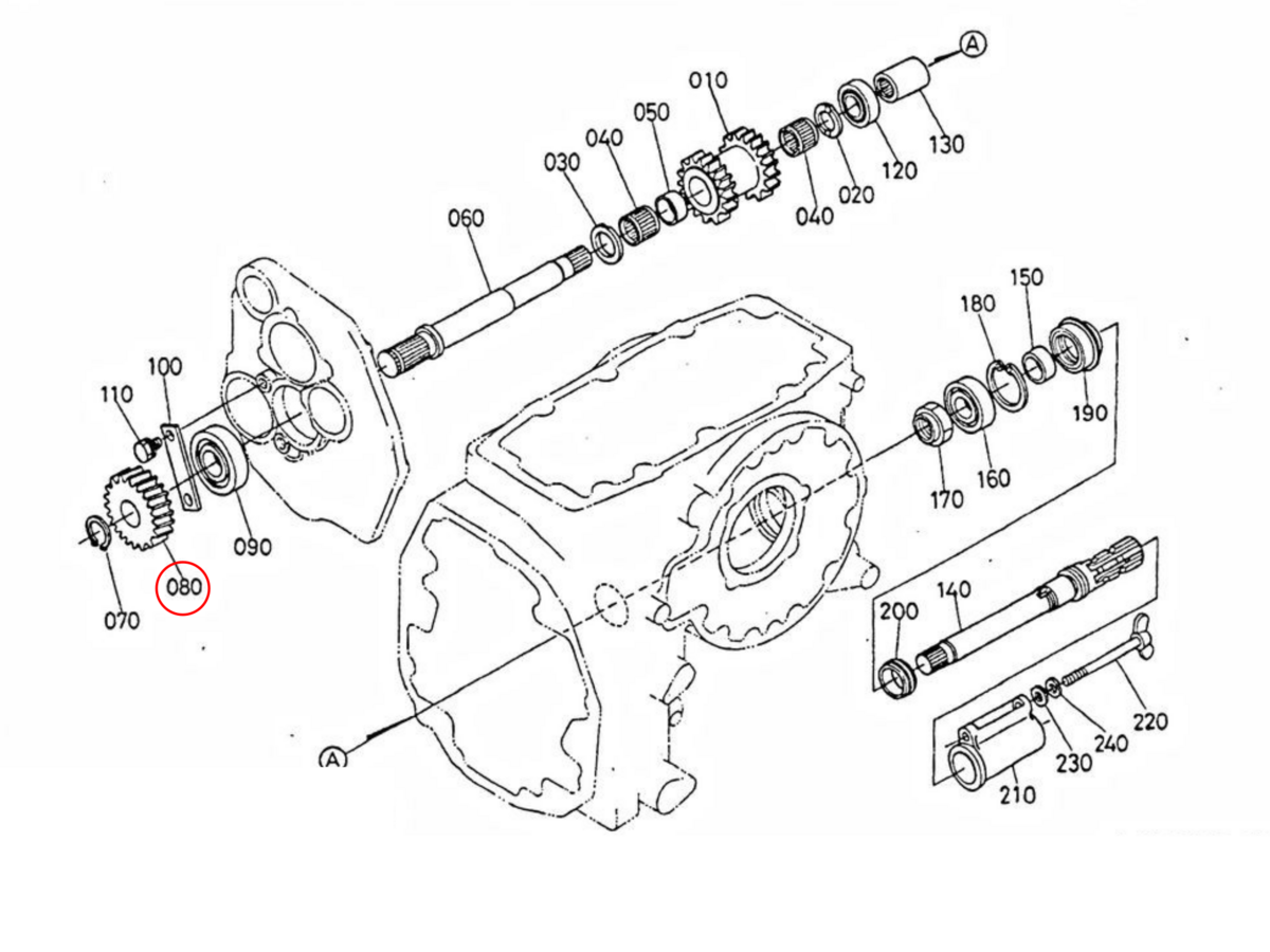 Γρανάζι P.T.O. 22 δόντια Kubota: 34070-23610. Ανταλλακτικά μεταχειρισμένα και καινούρια, εισαγόμενα από την Ιαπωνία σε άριστη κατάσταση. Βρείτε γνήσια - original και ιμιτασιόν - aftermarket ανταλλακτικά για όλα τα Kubota σε προσιτές τιμές.