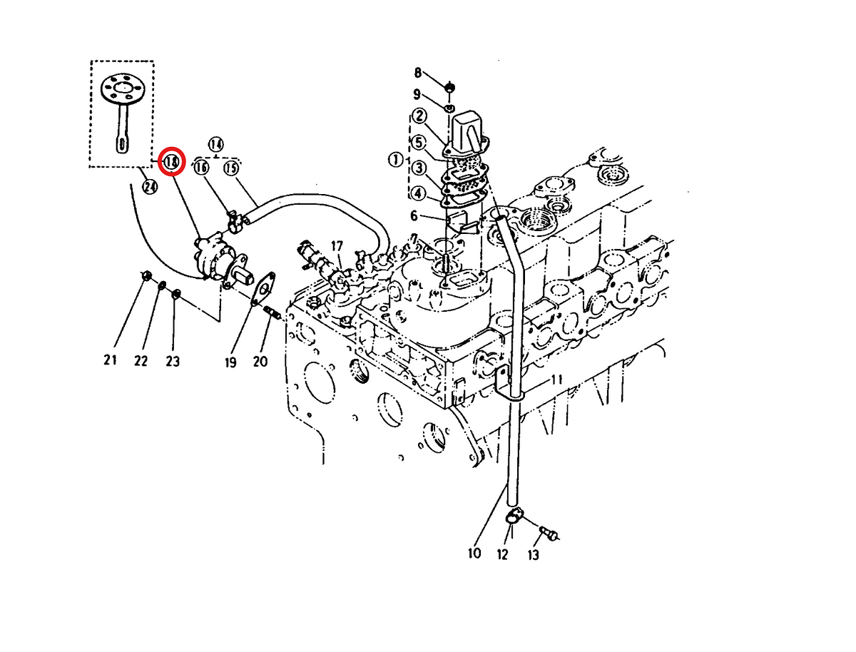 Βοηθητική αντλία πετρελαίου Kubota: 15412-52030. Ανταλλακτικά μεταχειρισμένα και καινούρια, εισαγόμενα από την Ιαπωνία σε άριστη κατάσταση. Βρείτε γνήσια - original και ιμιτασιόν - aftermarket ανταλλακτικά για όλα τα Kubota σε προσιτές τιμές.