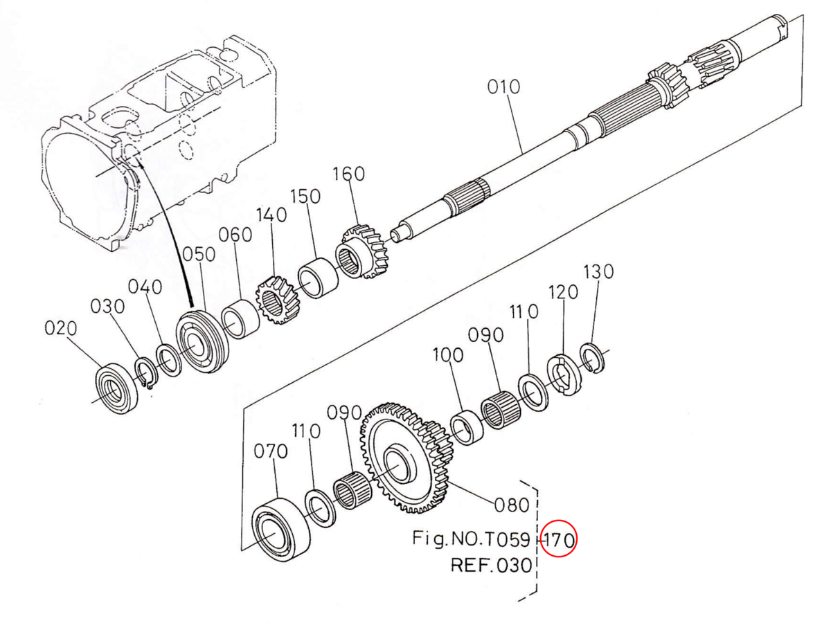 Γρανάζι μπριζντιρέκ Kubota: 31351-94040. Ανταλλακτικά μεταχειρισμένα και καινούρια, εισαγόμενα από την Ιαπωνία σε άριστη κατάσταση. Βρείτε γνήσια - original και ιμιτασιόν - aftermarket ανταλλακτικά για όλα τα Kubota σε προσιτές τιμές.