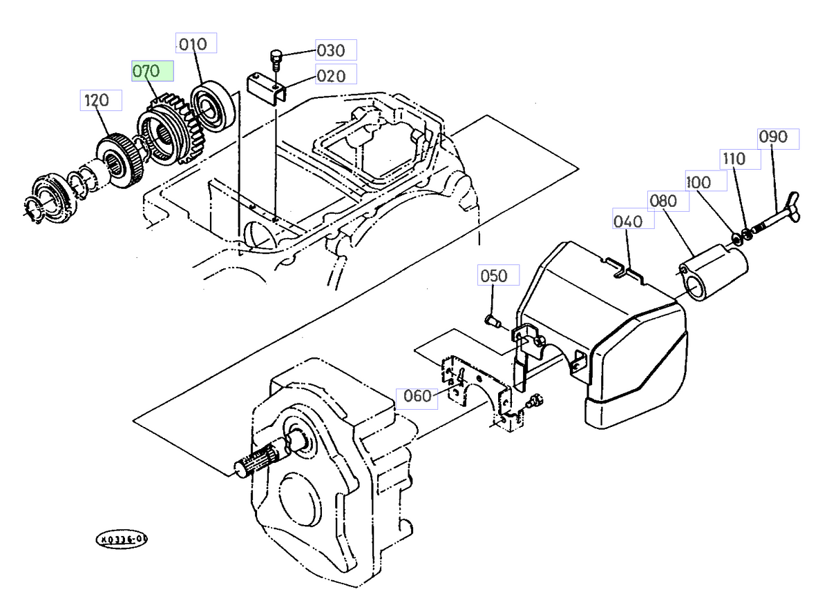 Γρανάζι Κόμπλέρ PTO Kubota 36830-80400. Ανταλλακτικά μεταχειρισμένα και καινούρια, εισαγόμενα από την Ιαπωνία σε άριστη κατάσταση. Βρείτε γνήσια - original και ιμιτασιόν - aftermarket ανταλλακτικά για όλα τα Kubota σε προσιτές τιμές.