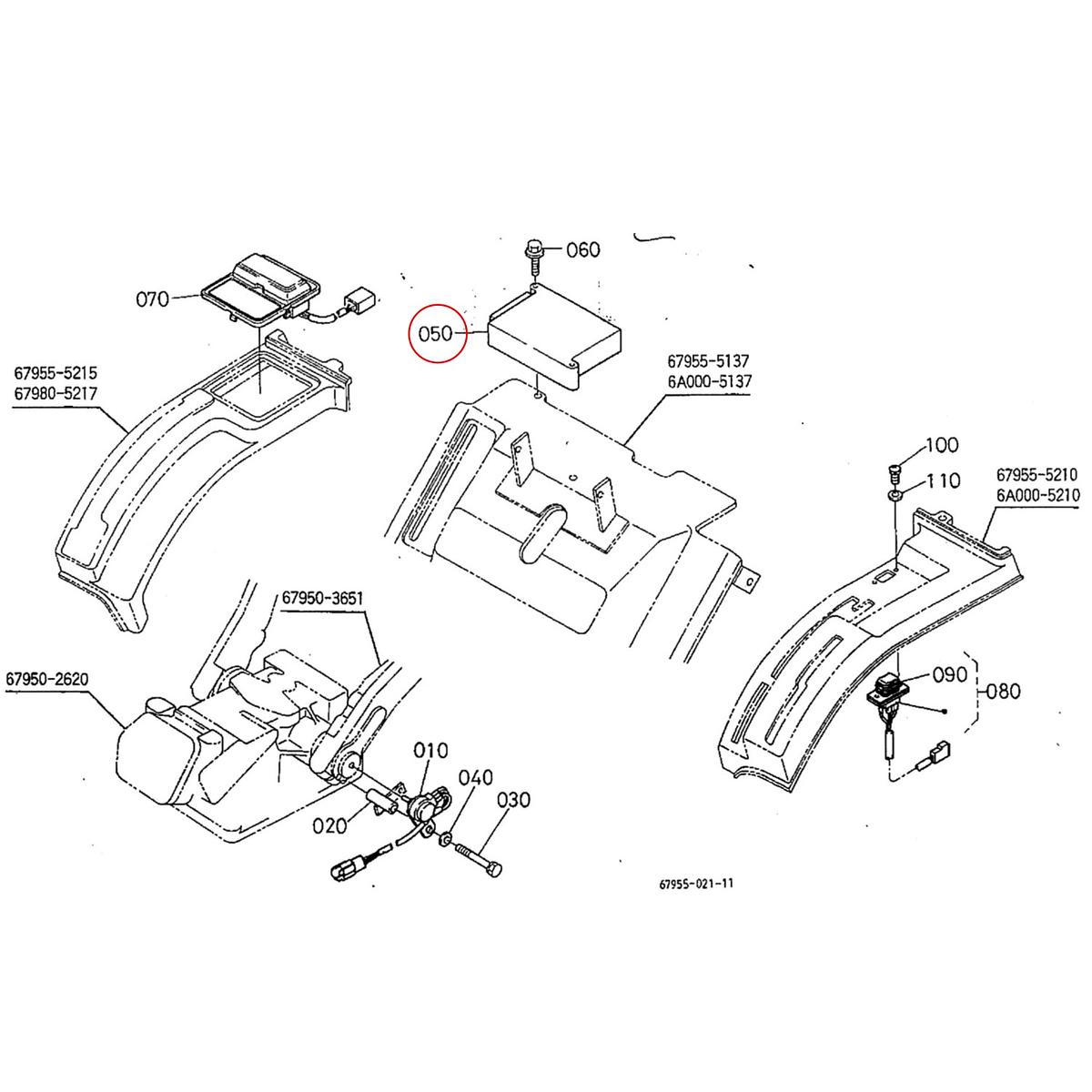 Kubota Εγγέφαλος 67955-24610. Ανταλλακτικά μεταχειρισμένα και καινούρια, εισαγόμενα από την Ιαπωνία σε άριστη κατάσταση. Βρείτε γνήσια - original και ιμιτασιόν - aftermarket ανταλλακτικά για όλα τα Kubota σε προσιτές τιμές.