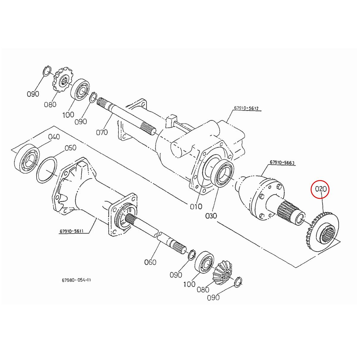 Kubota Γρανάζι 23 δόντια 67910-56710. Ανταλλακτικά μεταχειρισμένα και καινούρια, εισαγόμενα από την Ιαπωνία σε άριστη κατάσταση. Βρείτε γνήσια - original και ιμιτασιόν - aftermarket ανταλλακτικά για όλα τα Kubota σε προσιτές τιμές.