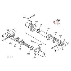 Kubota Cardan 70880-58110. Used and new spare parts, imported from Japan in excellent condition. Find genuine - original and aftermarket spare parts for all Kubota tractors at affordable prices.