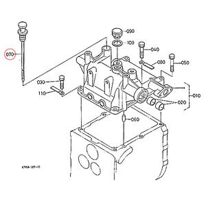 Kubota Δείκτης λαδιού 67950-12430. Ανταλλακτικά μεταχειρισμένα και καινούρια, εισαγόμενα από την Ιαπωνία σε άριστη κατάσταση. Βρείτε γνήσια - original και ιμιτασιόν - aftermarket ανταλλακτικά για όλα τα Kubota σε προσιτές τιμές.