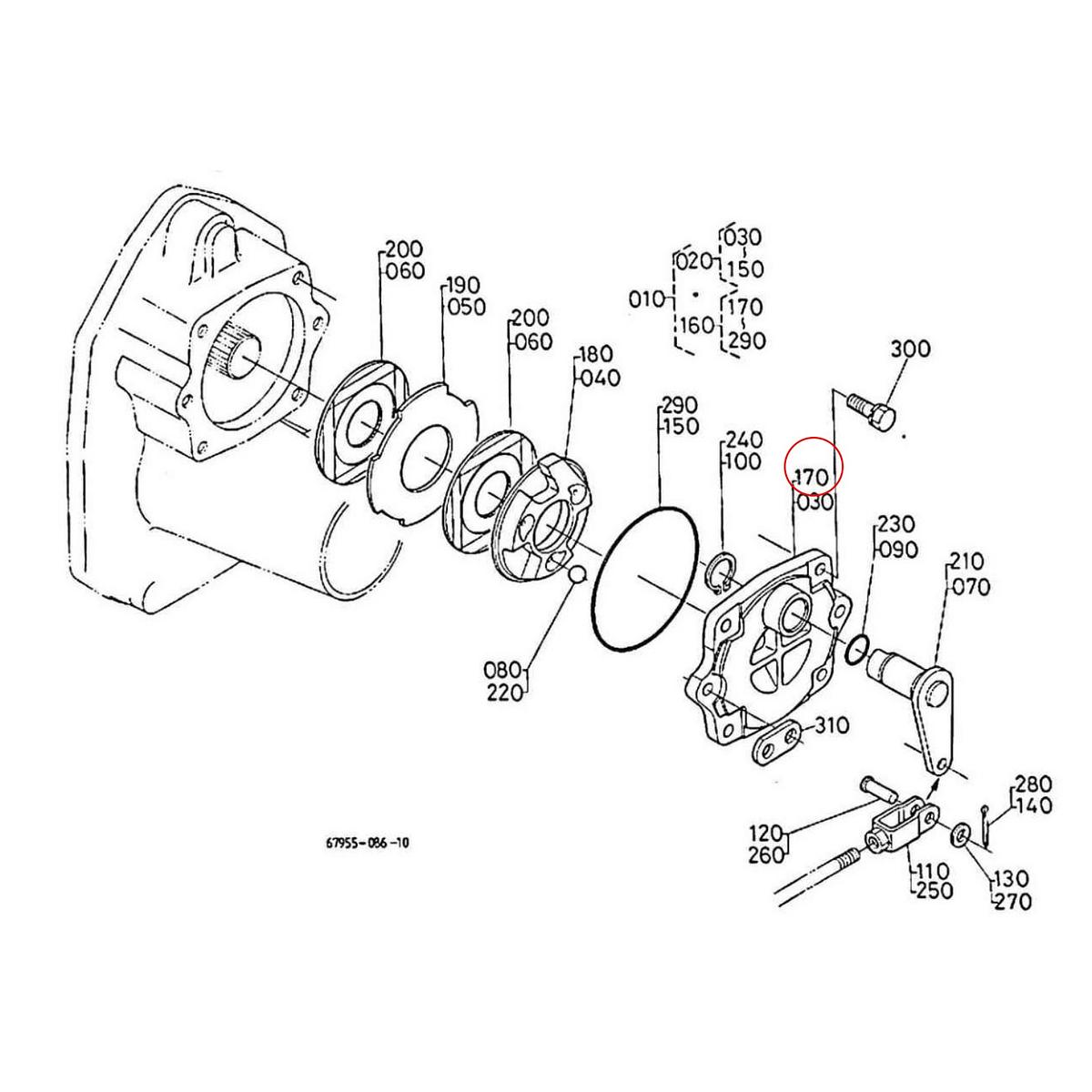 Kubota Καπάκι φρένων δεξιά 67950-22410. Ανταλλακτικά μεταχειρισμένα και καινούρια, εισαγόμενα από την Ιαπωνία σε άριστη κατάσταση. Βρείτε γνήσια - original και ιμιτασιόν - aftermarket ανταλλακτικά για όλα τα Kubota σε προσιτές τιμές.