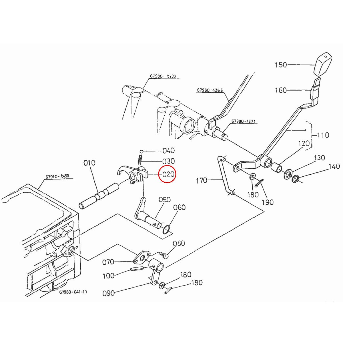 Kubota Φουρκέτα 66621-18320. Ανταλλακτικά μεταχειρισμένα και καινούρια, εισαγόμενα από την Ιαπωνία σε άριστη κατάσταση. Βρείτε γνήσια - original και ιμιτασιόν - aftermarket ανταλλακτικά για όλα τα Kubota σε προσιτές τιμές.