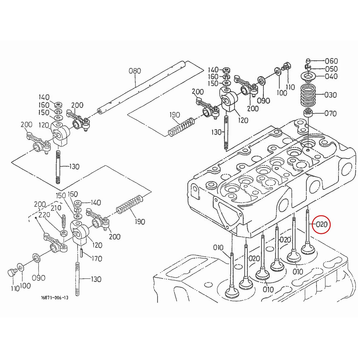 Kubota Βαλβίδα εξαγωγής 14601-13120. Ανταλλακτικά μεταχειρισμένα και καινούρια, εισαγόμενα από την Ιαπωνία σε άριστη κατάσταση. Βρείτε γνήσια - original και ιμιτασιόν - aftermarket ανταλλακτικά για όλα τα Kubota σε προσιτές τιμές.