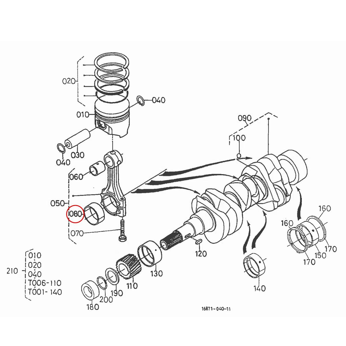Kubota Μεταλα μπιέλας -0.2mm 15861-22970. Ανταλλακτικά μεταχειρισμένα και καινούρια, εισαγόμενα από την Ιαπωνία σε άριστη κατάσταση. Βρείτε γνήσια - original και ιμιτασιόν - aftermarket ανταλλακτικά για όλα τα Kubota σε προσιτές τιμές.