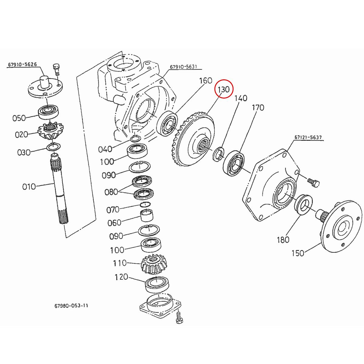 Kubota Κορώνα τροχού 34 δόντια 67910-56880. Ανταλλακτικά μεταχειρισμένα και καινούρια, εισαγόμενα από την Ιαπωνία σε άριστη κατάσταση. Βρείτε γνήσια - original και ιμιτασιόν - aftermarket ανταλλακτικά για όλα τα Kubota σε προσιτές τιμές.