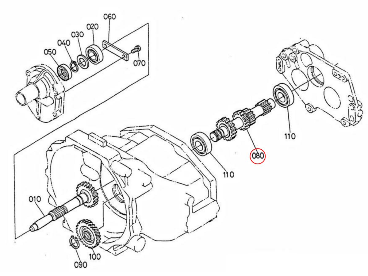 Άξονας (αξονογράναζο) σασμάν - τετραπλό γρανάζι 18, 15, 13, 10 δόντια Kubota: 34070-22100. Ανταλλακτικά μεταχειρισμένα και καινούρια, εισαγόμενα από την Ιαπωνία σε άριστη κατάσταση. Βρείτε γνήσια - original και ιμιτασιόν - aftermarket ανταλλακτικά για όλα τα Kubota σε προσιτές τιμές.