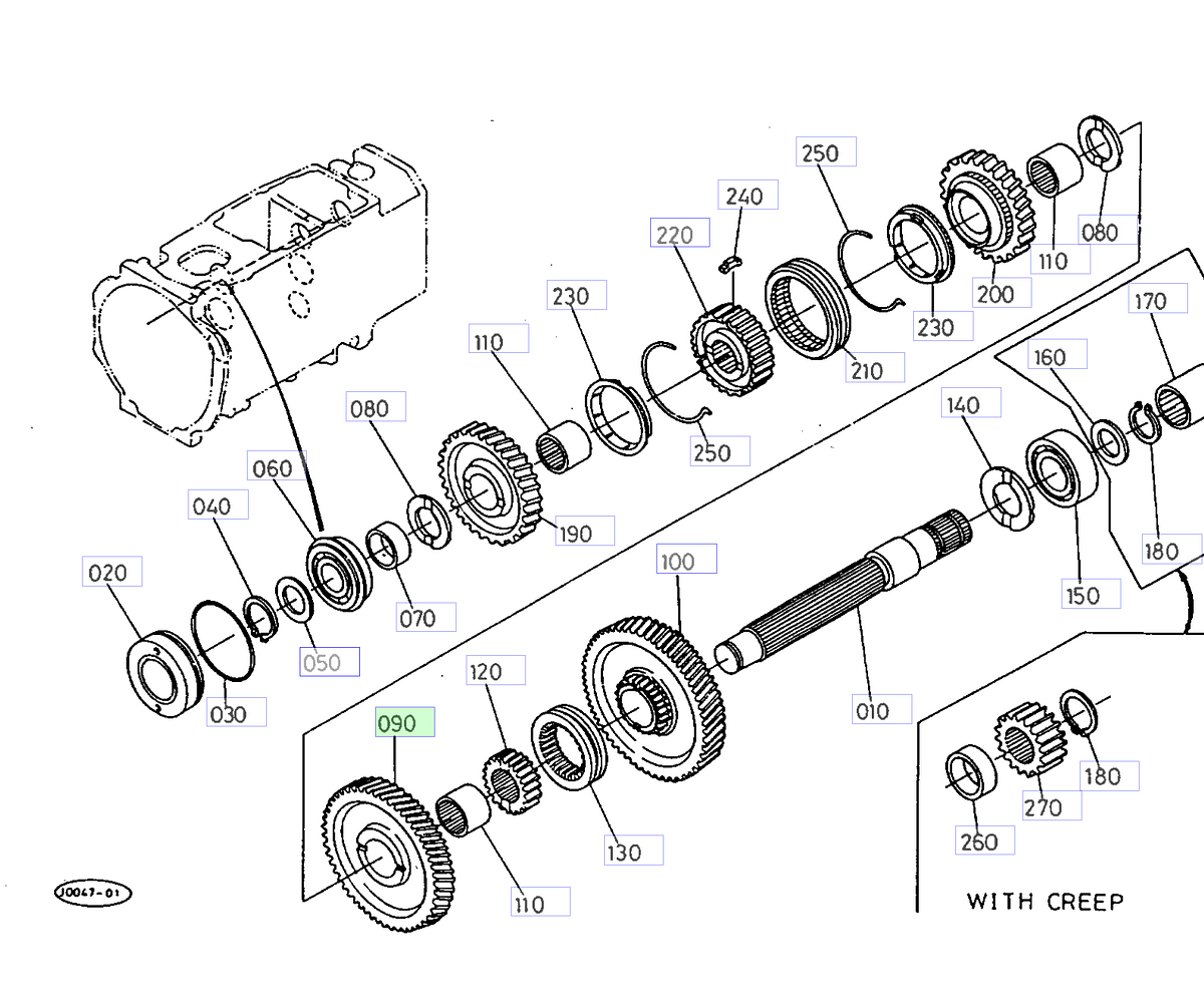 Γρανάζι 42 Δόντια Kubota 32440-21733. Ανταλλακτικά μεταχειρισμένα και καινούρια, εισαγόμενα από την Ιαπωνία σε άριστη κατάσταση. Βρείτε γνήσια - original και ιμιτασιόν - aftermarket ανταλλακτικά για όλα τα Kubota σε προσιτές τιμές.