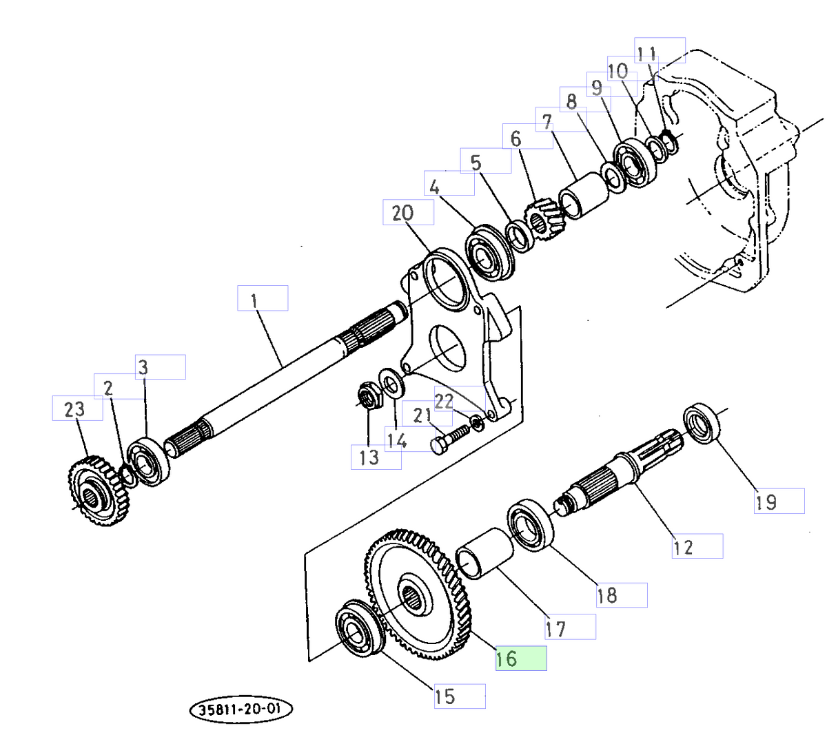 Γρανάζι 65 Δόντια Kubota 35450-80150. Ανταλλακτικά μεταχειρισμένα και καινούρια, εισαγόμενα από την Ιαπωνία σε άριστη κατάσταση. Βρείτε γνήσια - original και ιμιτασιόν - aftermarket ανταλλακτικά για όλα τα Kubota σε προσιτές τιμές.